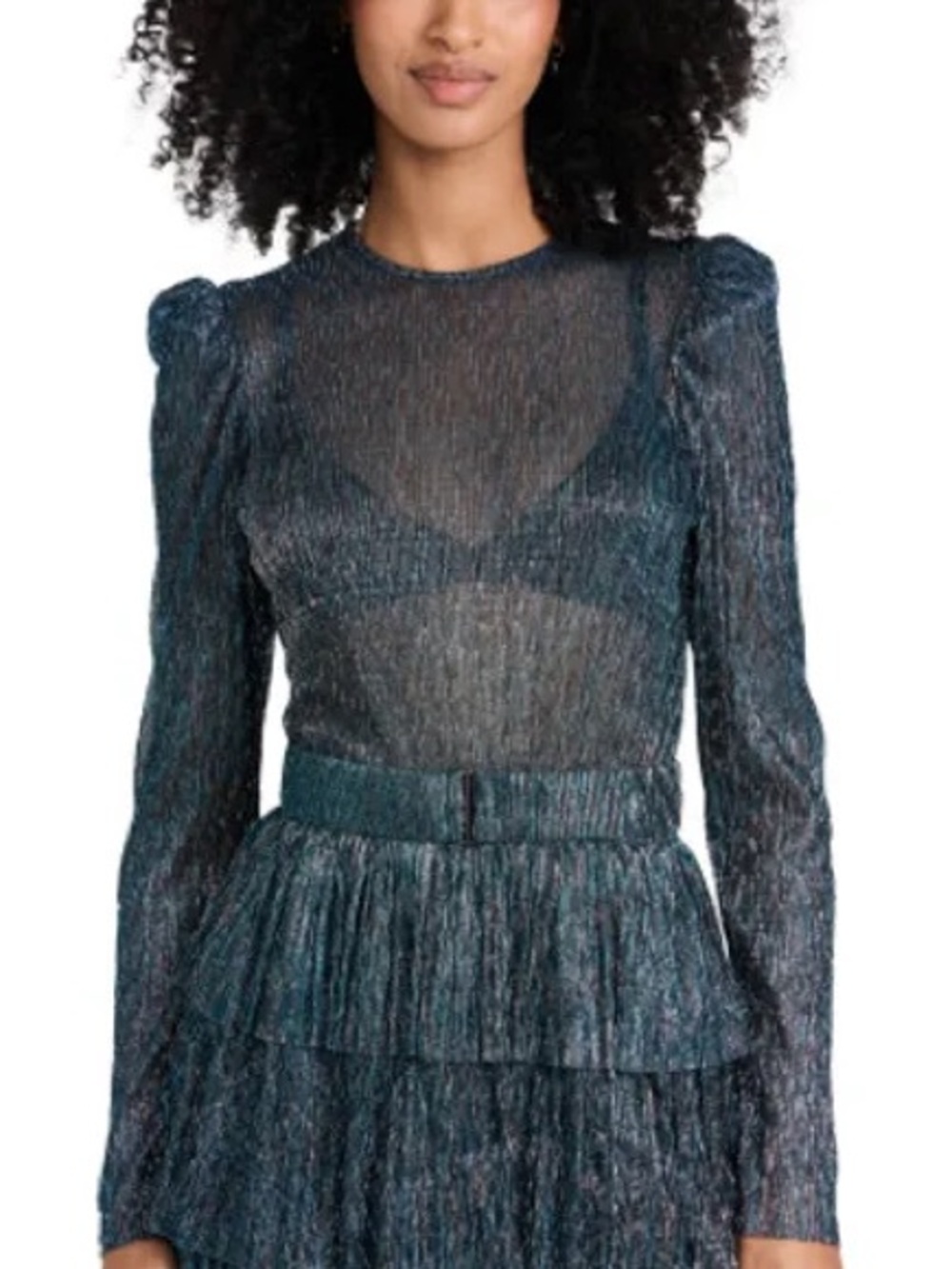 Sabina Musayev Monique Dress Multi Blue XS